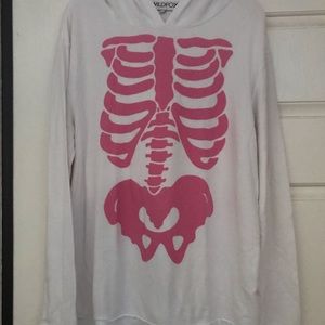 Wildfox Barbie inside out hoodie, Large.